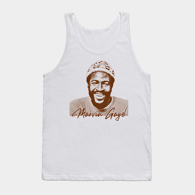 Marvin Gaye - Smile Tank Top by NMAX HERU